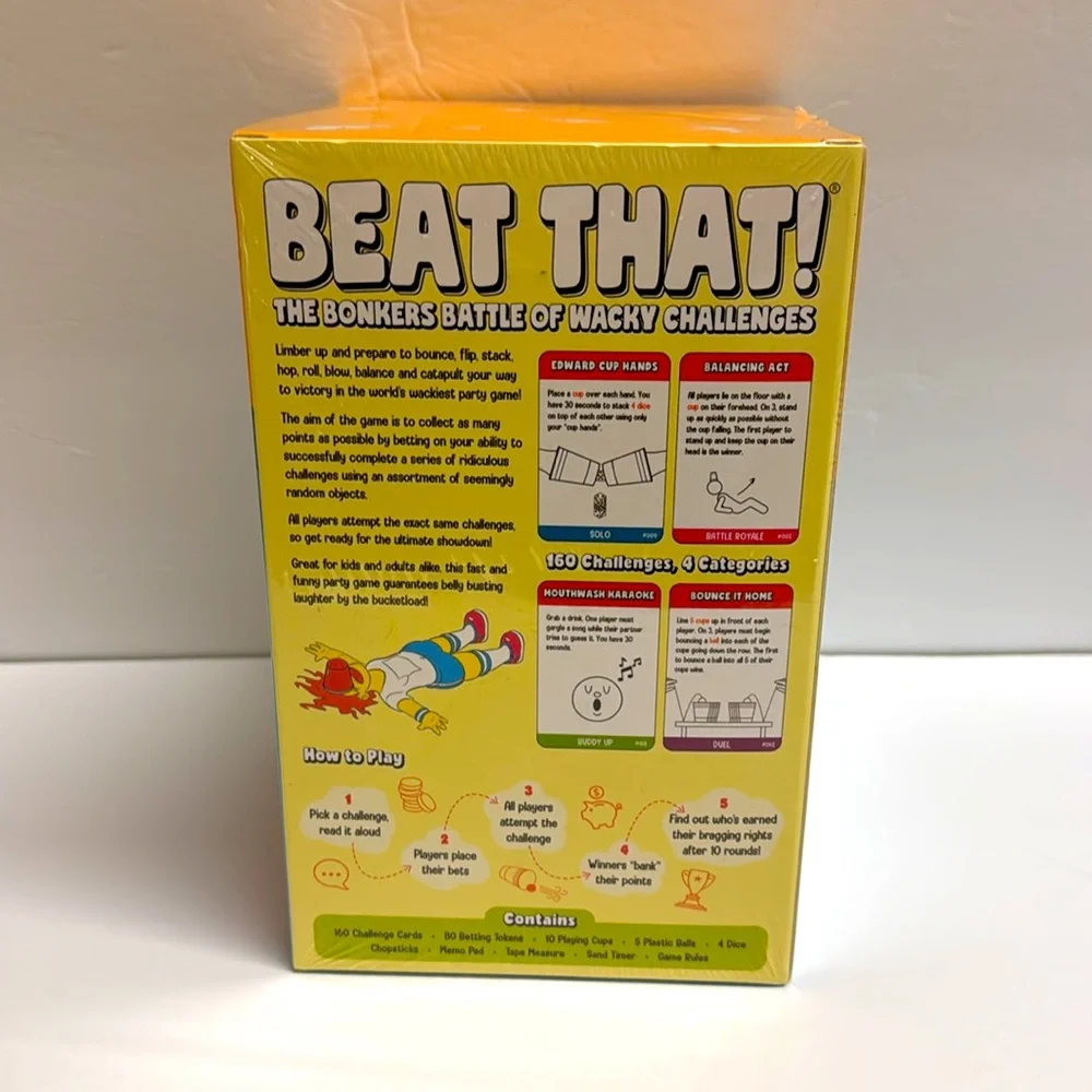 Beat That! Wacky Challenges Game Sealed